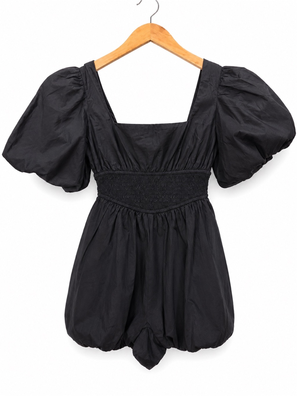Maeve Black Square-Neck Sleeveless Top